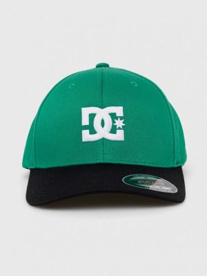 Однотонная шапка Dc зеленая