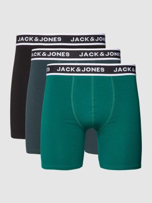 Bokserki slim fit Jack & Jones zielone