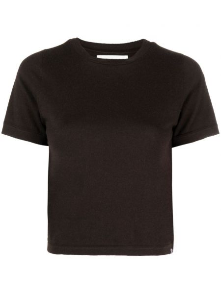 Kokvilnas kašmira t-krekls Extreme Cashmere brūns