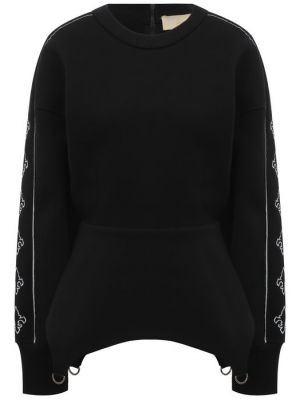 Хлопковый пуловер Yana Dress черный