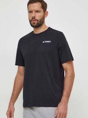 Tričko s potiskem Adidas Terrex černé