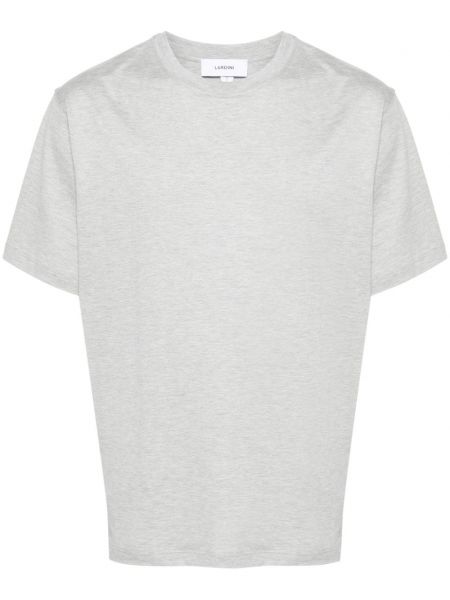 T-shirt à motif mélangé Lardini gris