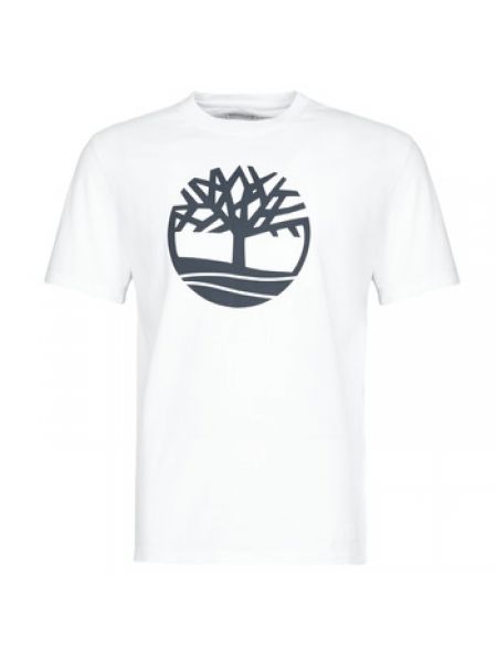 Koszulka z krótkim rękawem Timberland biała