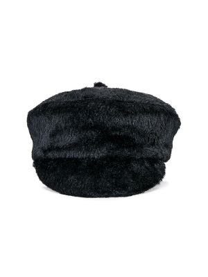 Cappello con visiera di pelliccia Ruslan Baginskiy nero