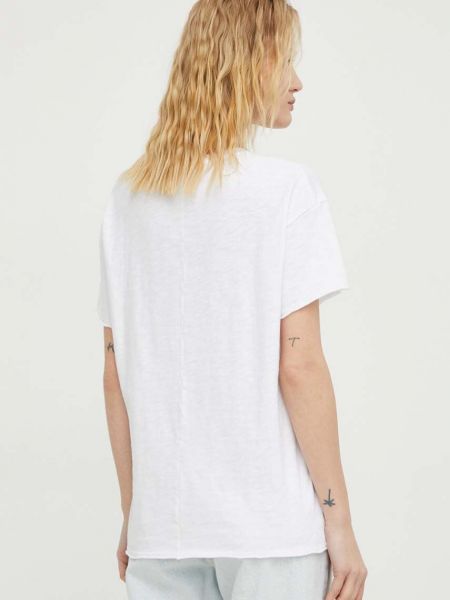 Pamut póló American Vintage fehér