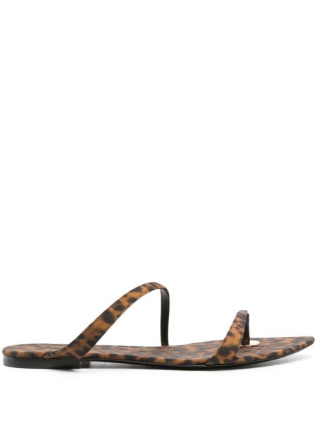Pantofi cu imagine cu model leopard Saint Laurent