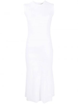 Прозрачна миди рокля Murmur бяло