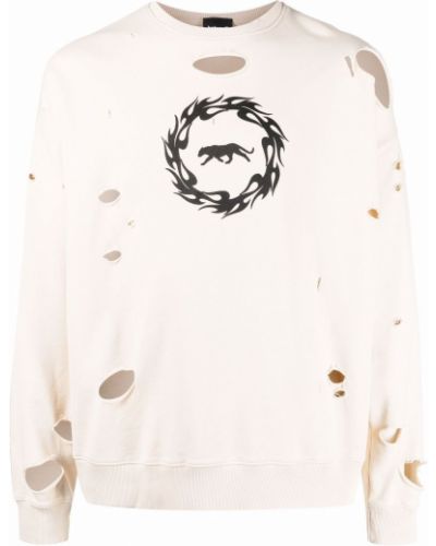 Trykt nødlidende sweatshirt Just Cavalli