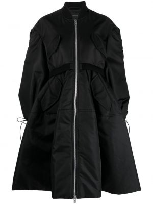 Peplum cipzáras kabát Simone Rocha fekete