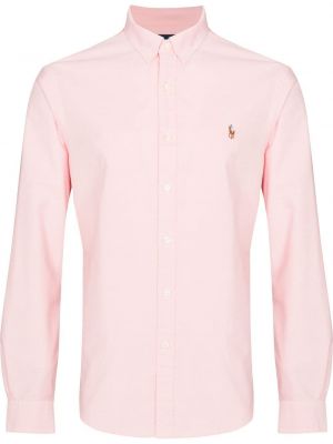 Ince uzun gömlek Polo Ralph Lauren pembe