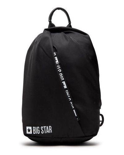 Csillag mintás crossbody táska Big Star fekete