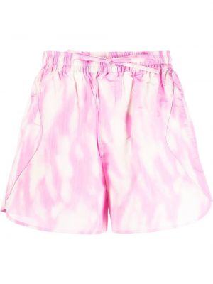 Kratke hlače Ganni ružičasta
