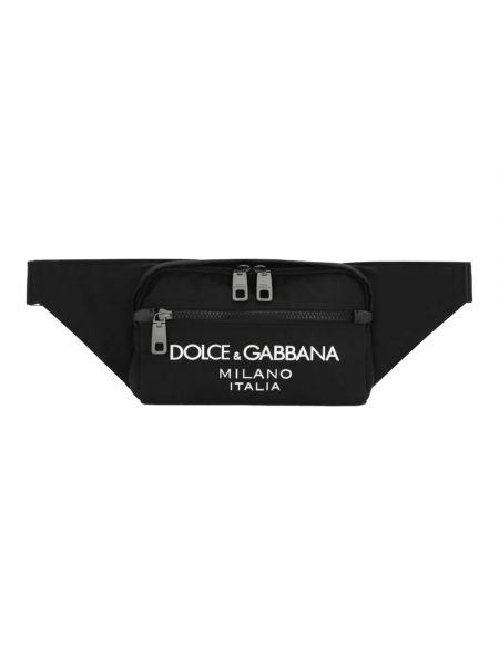 Nylon gürteltasche mit taschen Dolce & Gabbana schwarz