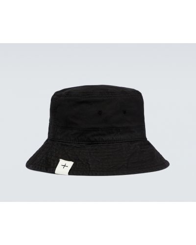 Bavlněný klobouk Jil Sander černý