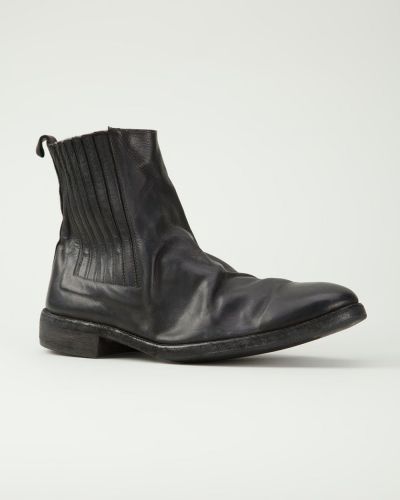 Distressed chelsea boots Guidi schwarz