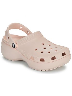 Classico zoccoli con platform Crocs rosa