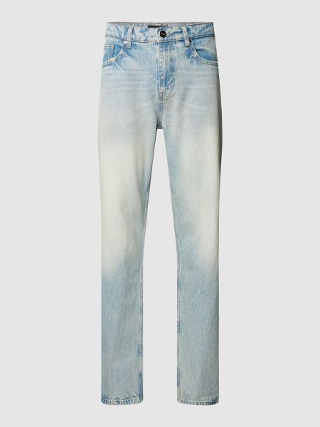 Proste jeansy z kieszeniami Eightyfive niebieskie