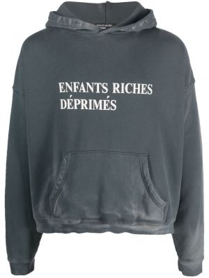 Памучен суичър с качулка с принт Enfants Riches Déprimés
