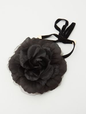 Collar de flores Sfera negro