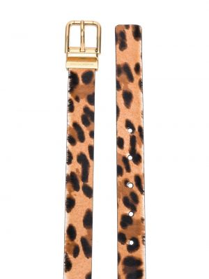 Leopardí pásek Dolce & Gabbana zlatý