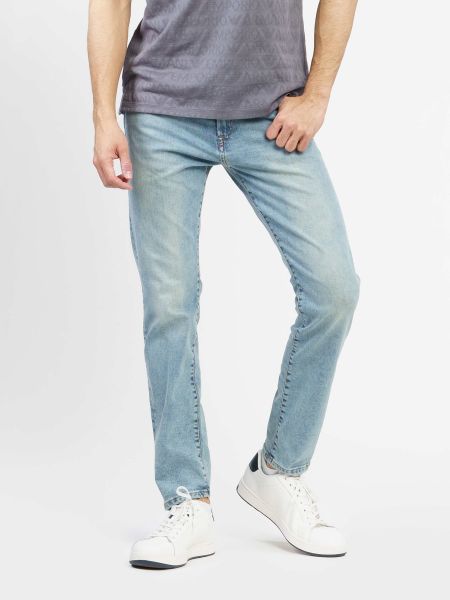 Бавовняні прямі джинси Paul Smith блакитні