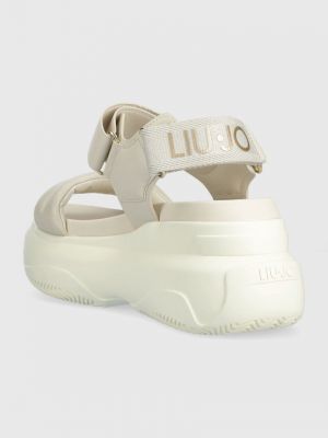Sandály na platformě Liu Jo béžové