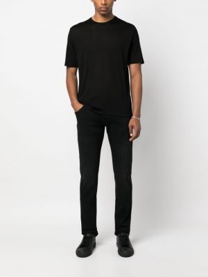 Šilkinis marškinėliai Roberto Collina juoda