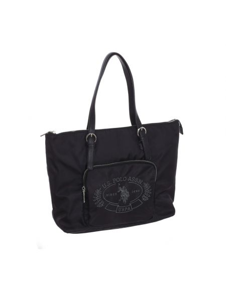Shopper handtasche mit reißverschluss U.s. Polo Assn. schwarz