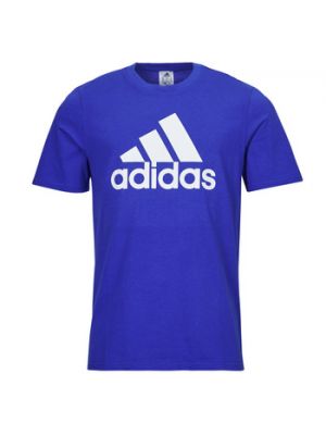 Niebieska koszulka z krótkim rękawem Adidas