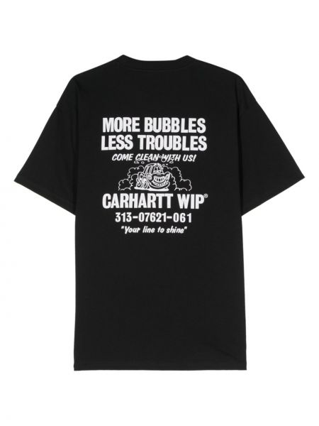 Raštuotas medvilninis marškinėliai Carhartt Wip