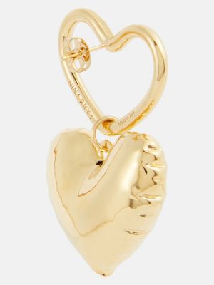 Uhani z vzorcem srca Nina Ricci zlata