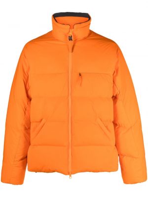 Prošívaná péřová bunda Aspesi oranžová