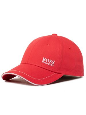 Cappello con visiera Boss rosso