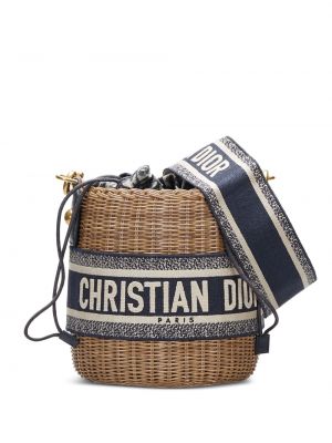 Crossbody kabelka Christian Dior - béžová