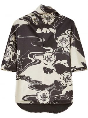 Geblümt bluse mit print Jil Sander