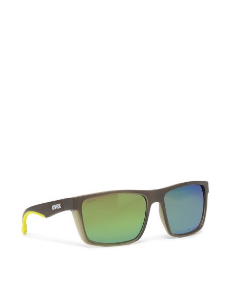 Зеленые очки солнцезащитные Uvex