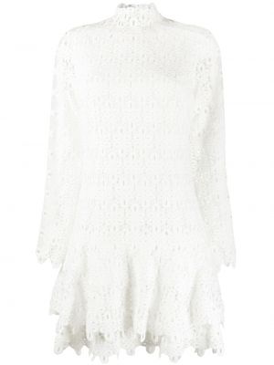Krajkové mini šaty Jonathan Simkhai bílé