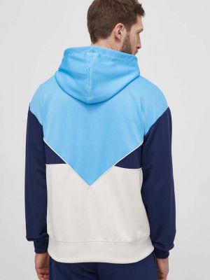 Mikina s kapucí Adidas Originals modrá