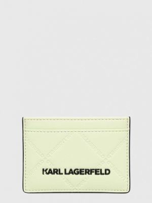 Pénztárca Karl Lagerfeld - zöld
