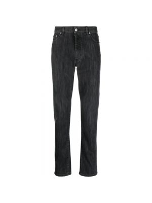 Czarne jeansy skinny Ermenegildo Zegna