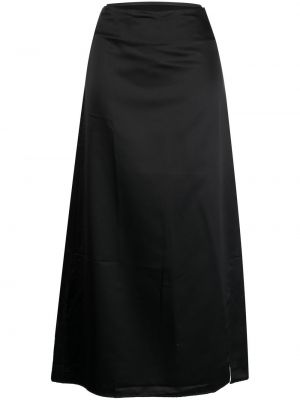Midi suknja Rokh crna