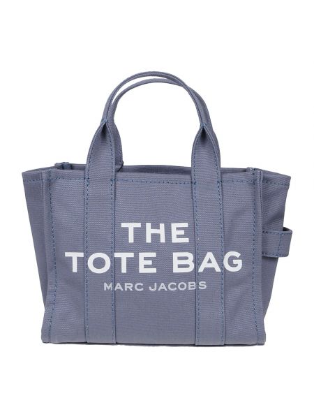 Shopperka bawełniana Marc Jacobs niebieska