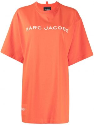 Trykt t-skjorte Marc Jacobs oransje