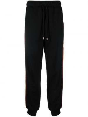Βαμβακερό αθλητικό παντελόνι Lanvin μαύρο