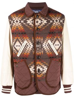 Trykt vest Junya Watanabe Man brun