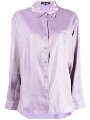 Длинная рубашка длинная металлическая Tout A Coup, фиолетовая