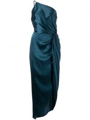 Seiden cocktailkleid Michelle Mason blau