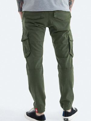 Pantaloni cargo Alpha Industries verde