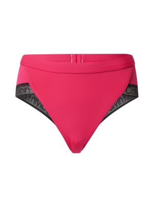 Calvin Klein Swimwear Plus Bikinové nohavičky 'BRAZILIAN'  ružová / čierna / biela