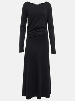 Sukienka midi z dżerseju Dorothee Schumacher czarna